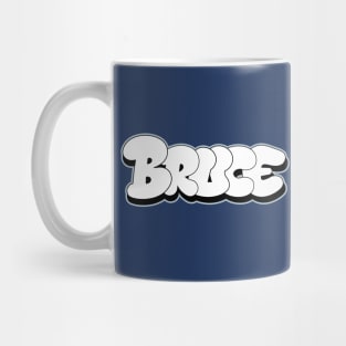 BRUCE name Bubble Graffiti style letters Mug